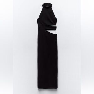 Brand new with tag Zara cut out black dress